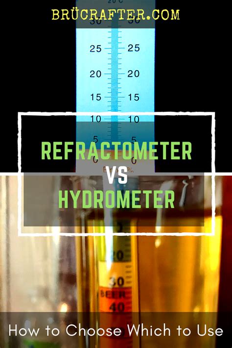 Refractometer mfg|refractometer vs hydrometer.